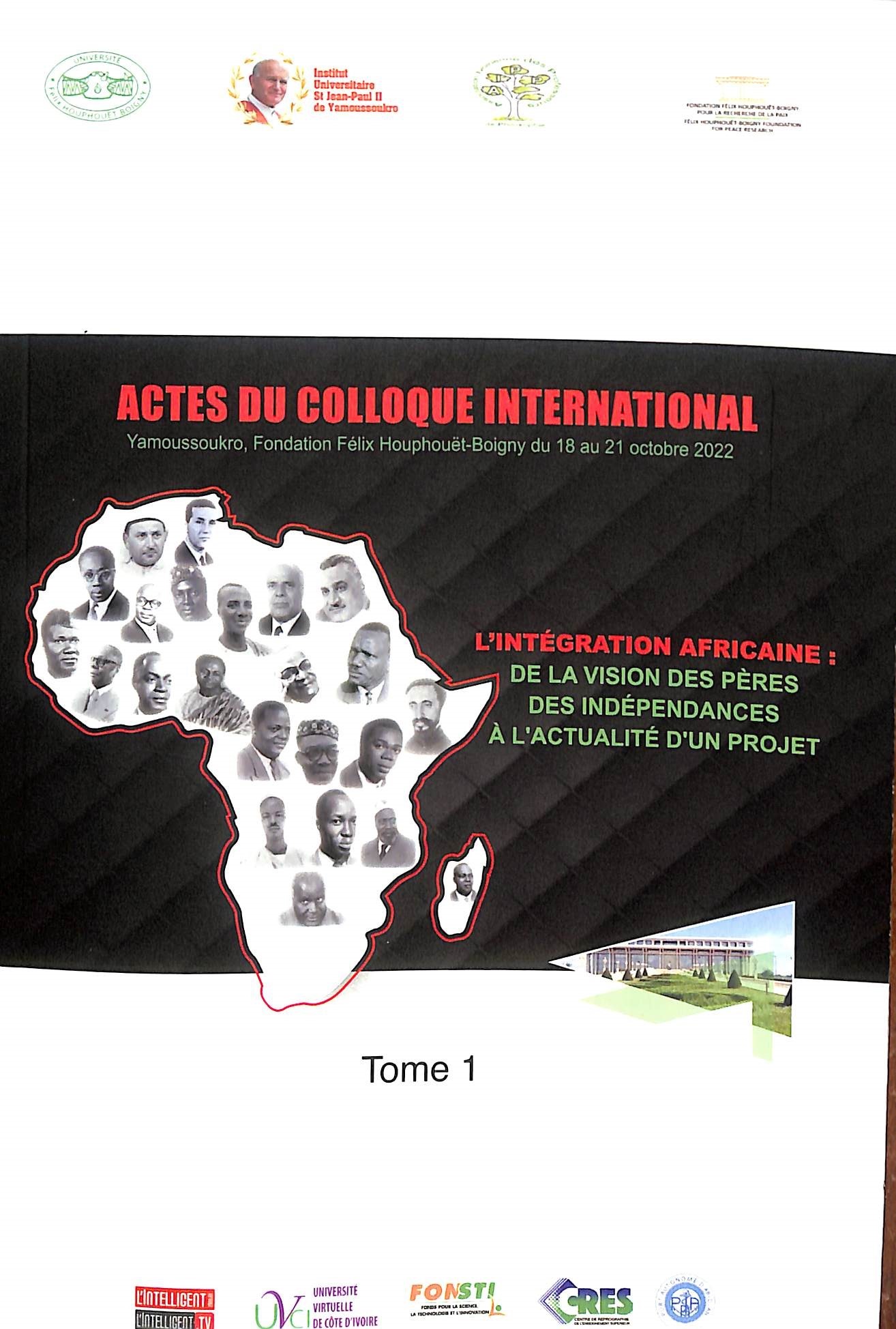 Couverture de  ACTES DU COLLOQUE INTERNATIONAL TOME 1