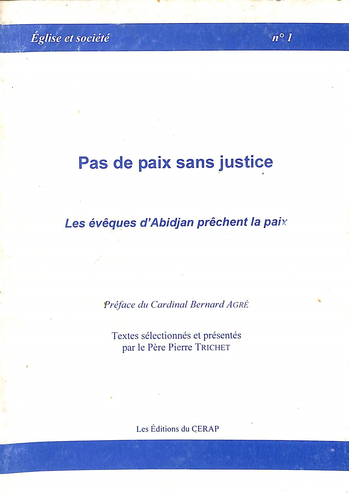 Pas de paix sans justice